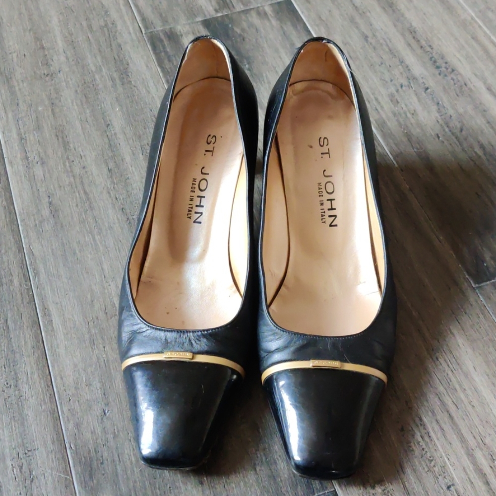 Authentic St. John Black Pumps